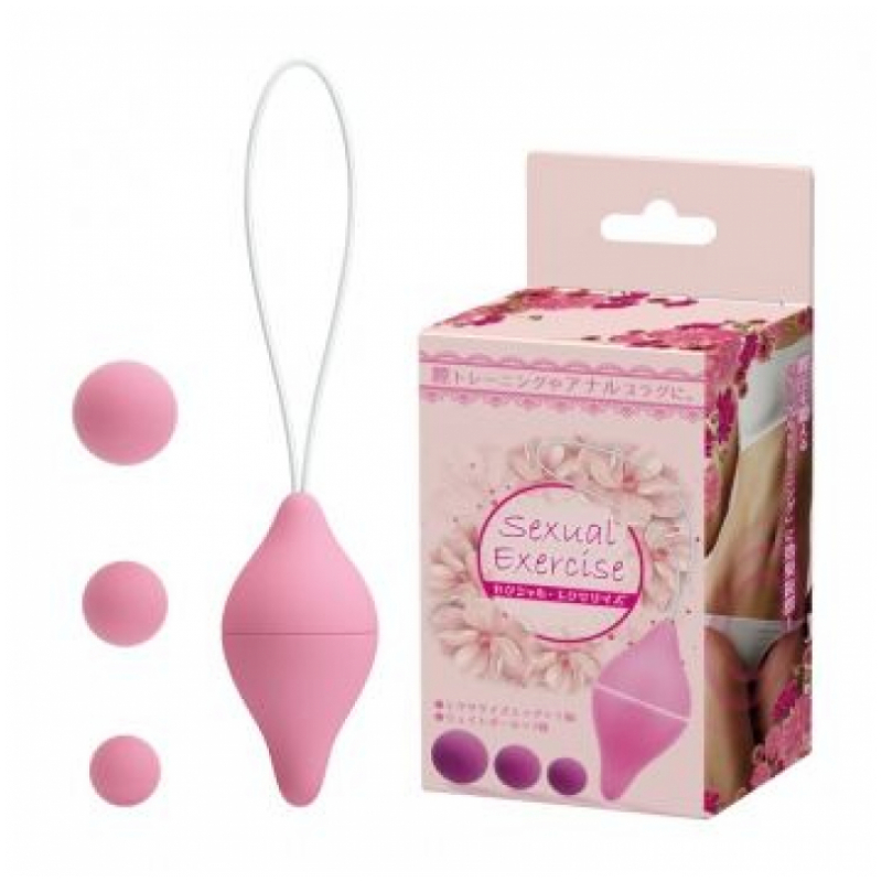 Kegels balls woman