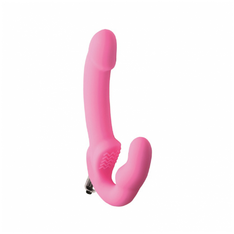 Strap On Gun con Vibro Large Rosa